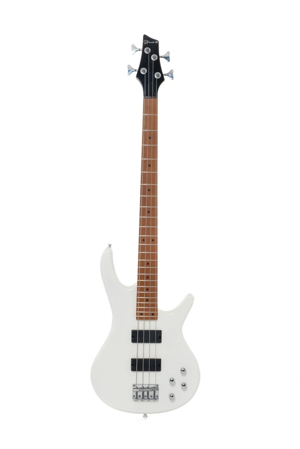 Strauss BSH-224 WH BASS GİTAR HH - BEYAZ