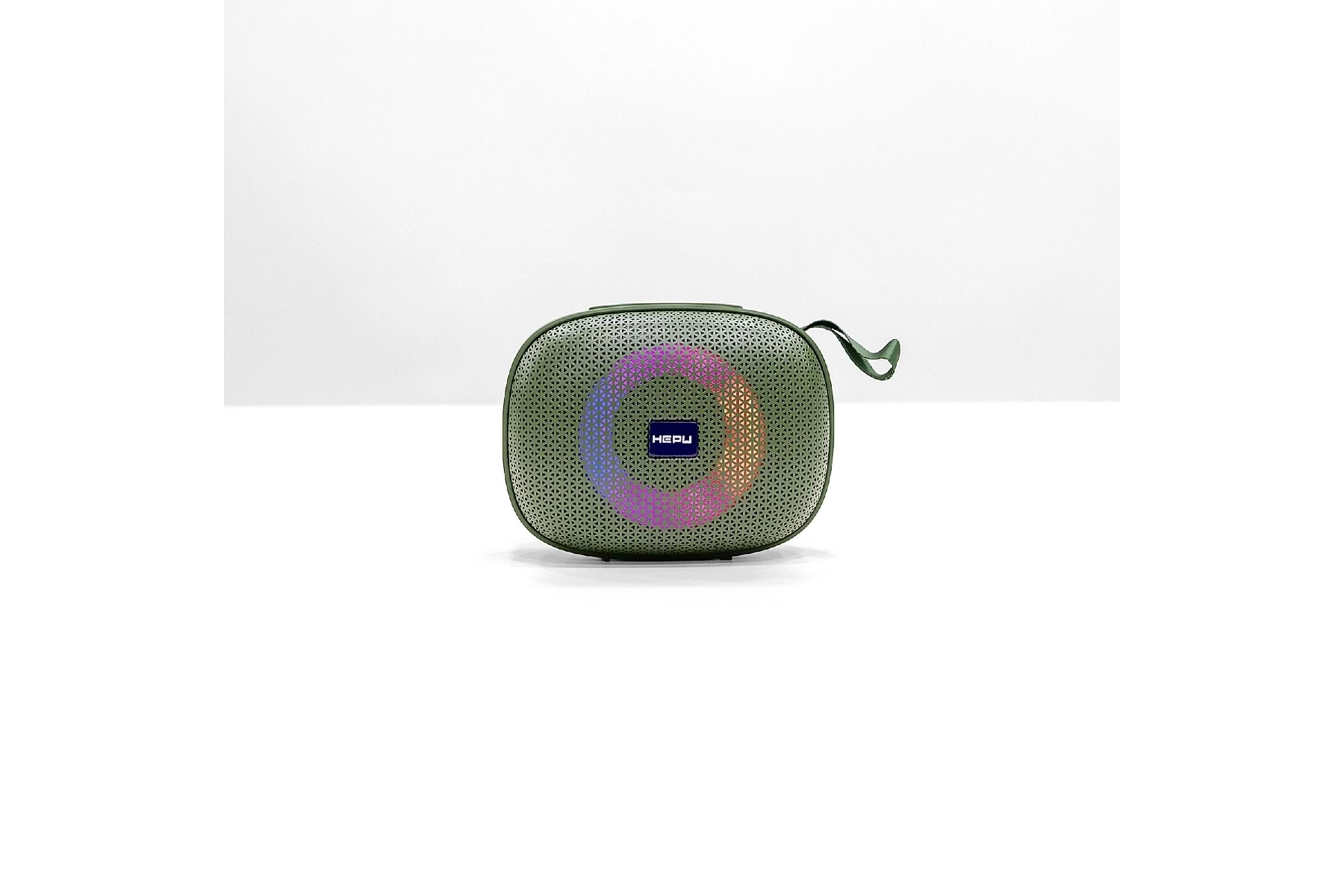 HEPU HP-S08 Taşınabilir Şarjlı Bluetooth Hoparlör Rgb TWS
