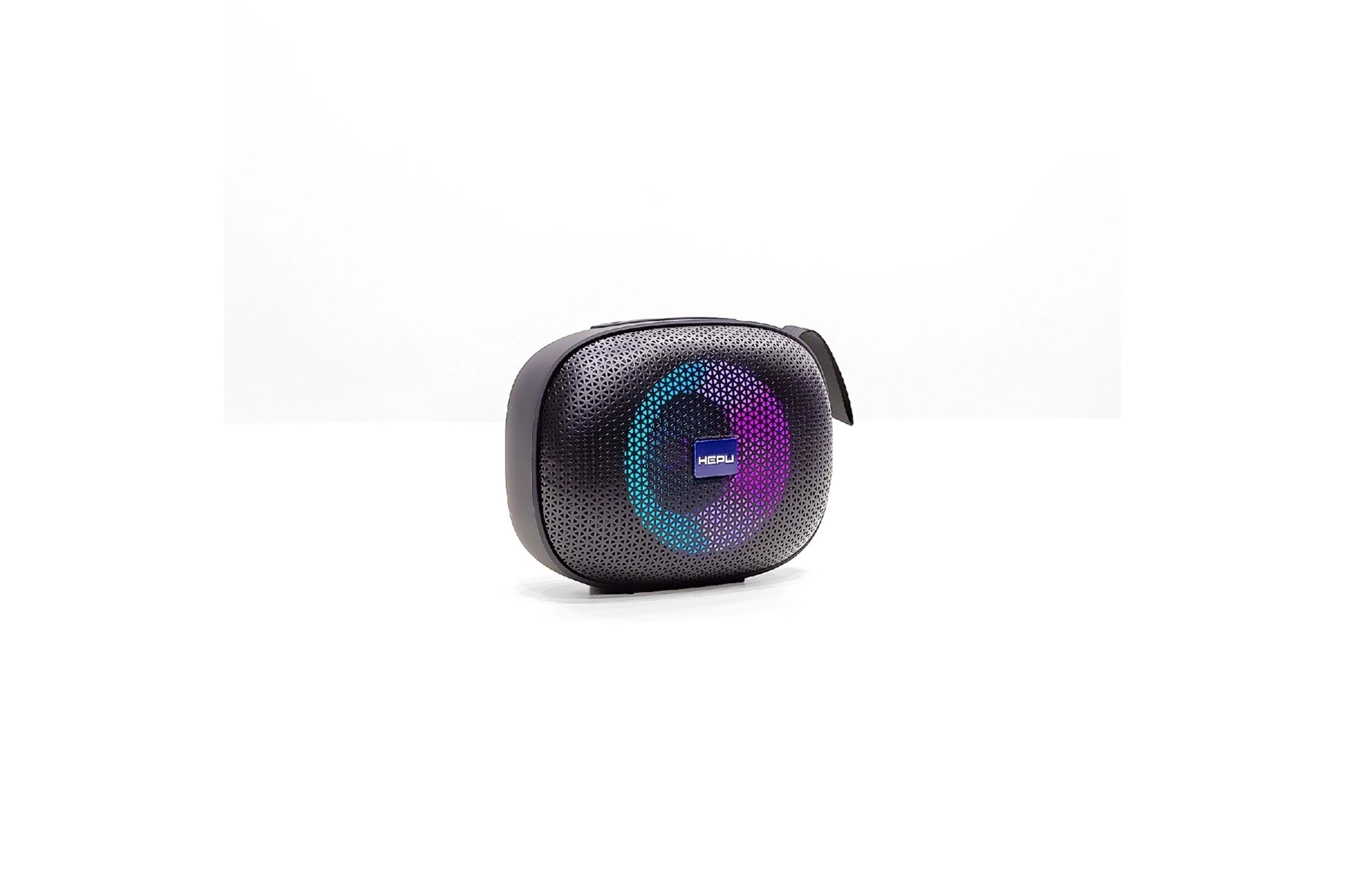 HEPU HP-S08 Taşınabilir Şarjlı Bluetooth Hoparlör Rgb TWS