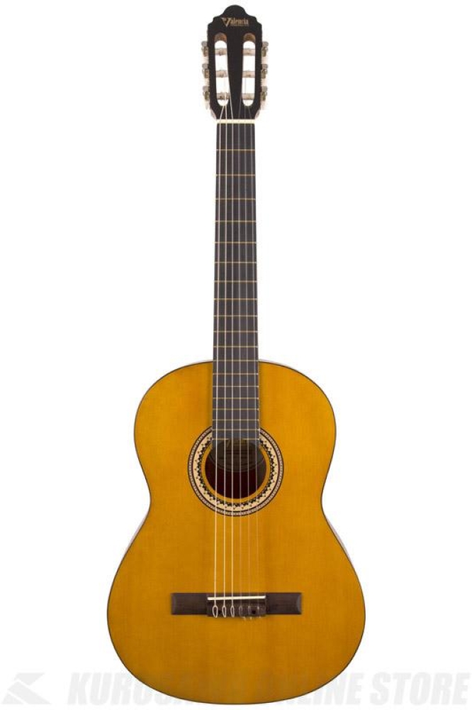 Valencia VC204 Mat Naturel Klasik Gitar ( Kılıf & Pena Hediyeli )