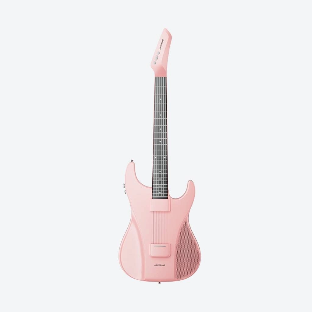Aeroband Dijital Gitar Full Set Pembe