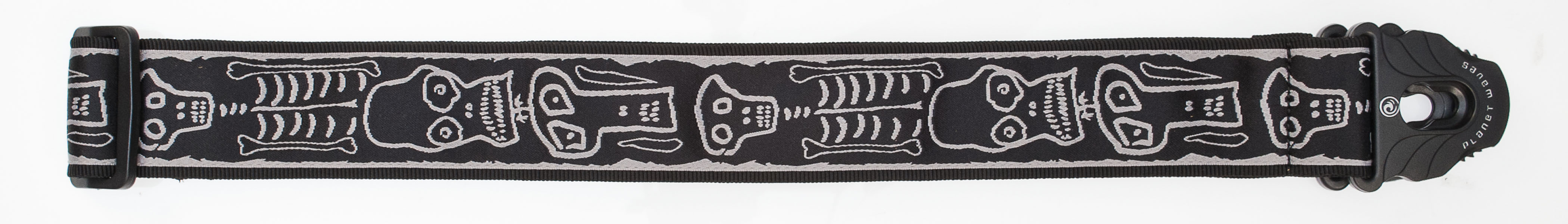 GİTAR ASKISI 50MM LOCK-JS SKULL N BONES
