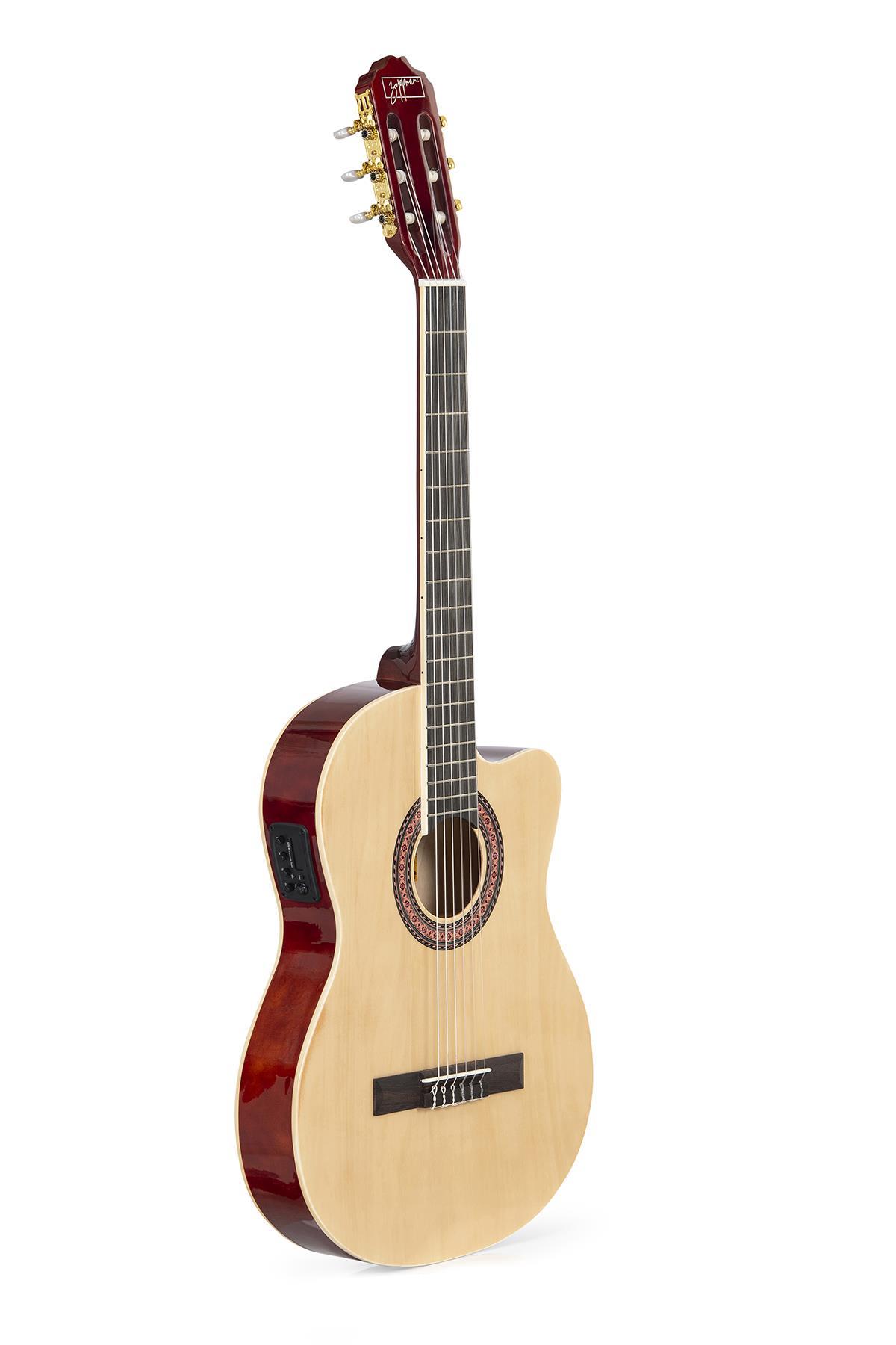 Zoppran QCG10CSL İnce Kasa Elektro Klasik Gitar