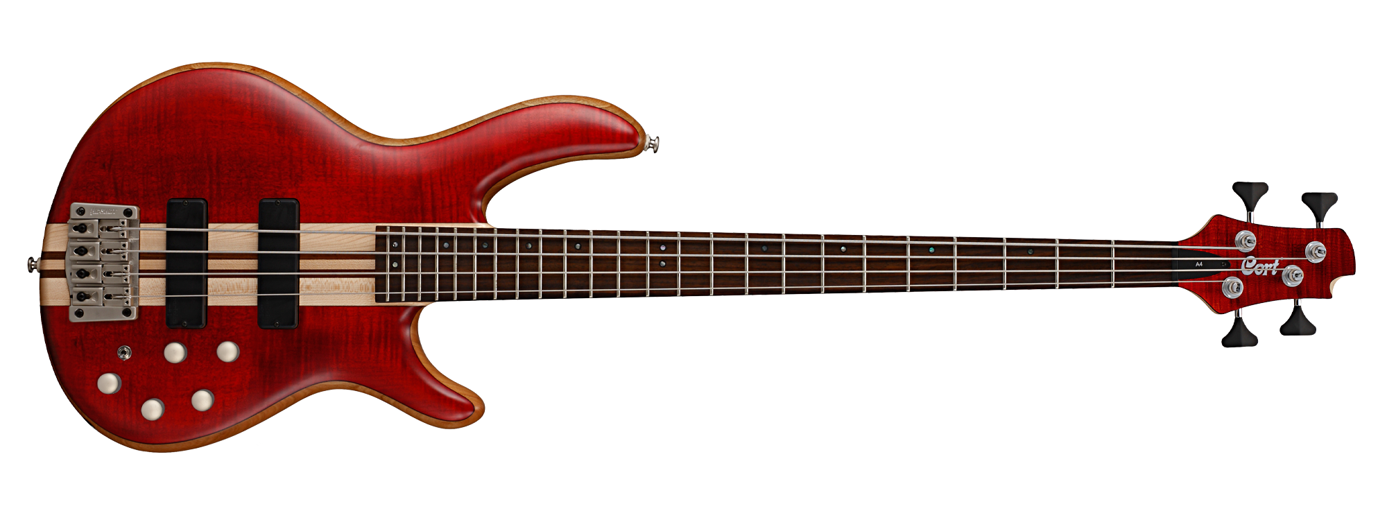 BAS GİTAR 4 TELLİ OPEN PORE BLACK CHERRY
