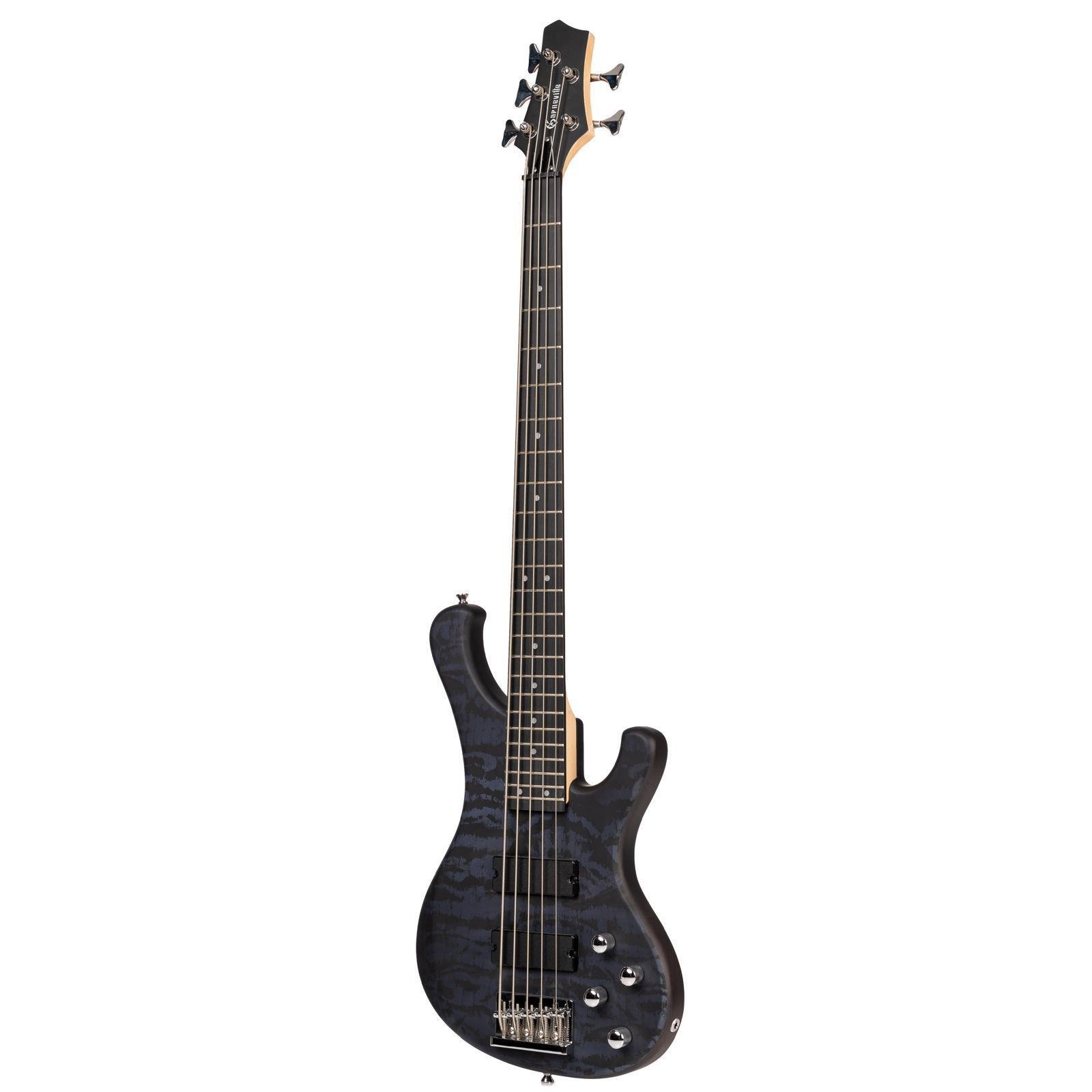 Zoppran Carneville Black Diamond Series BBD5GR Mat 5 Telli Bas Gitar