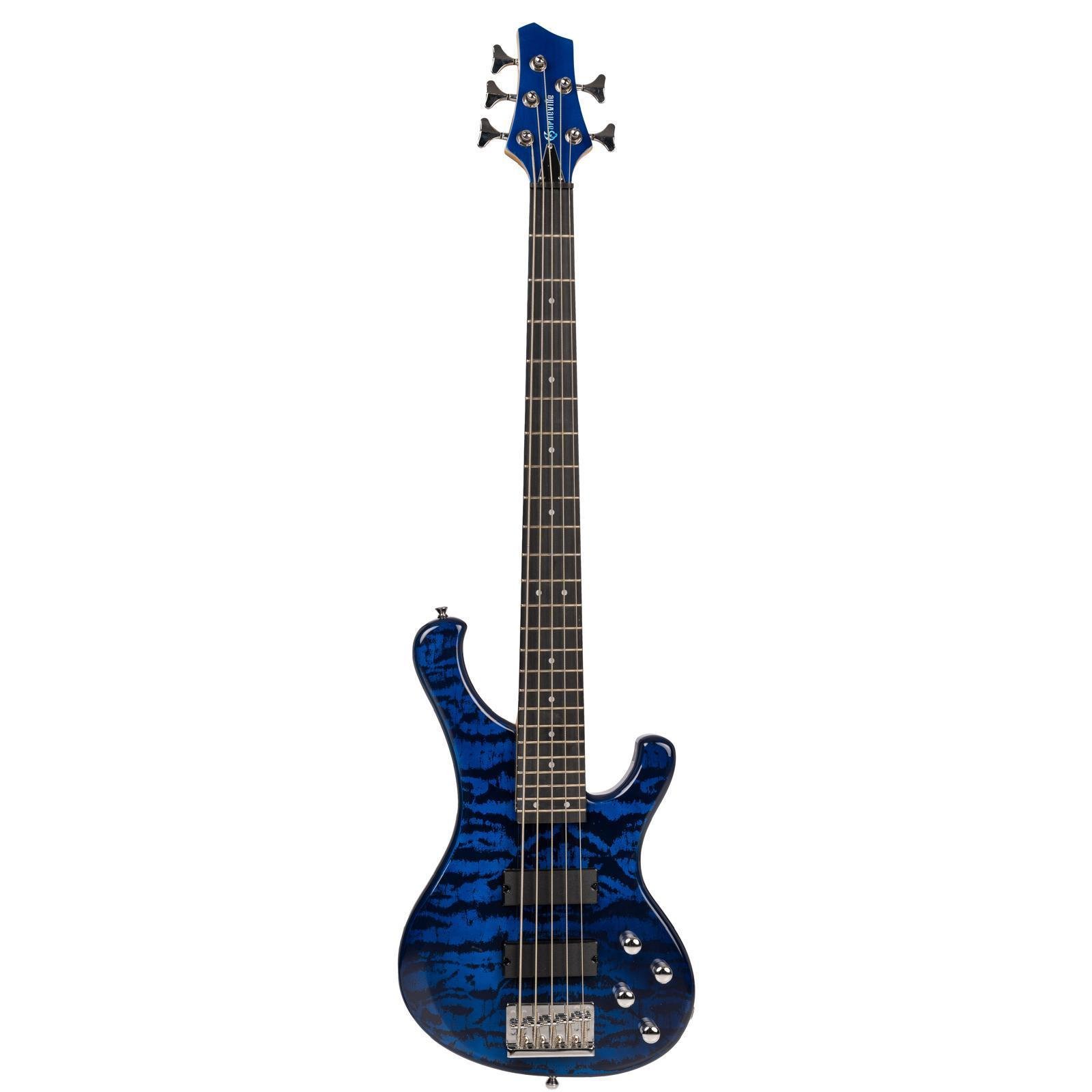 Zoppran Carneville Black Diamond Series BBD5M Mat 5 Telli Bas Gitar