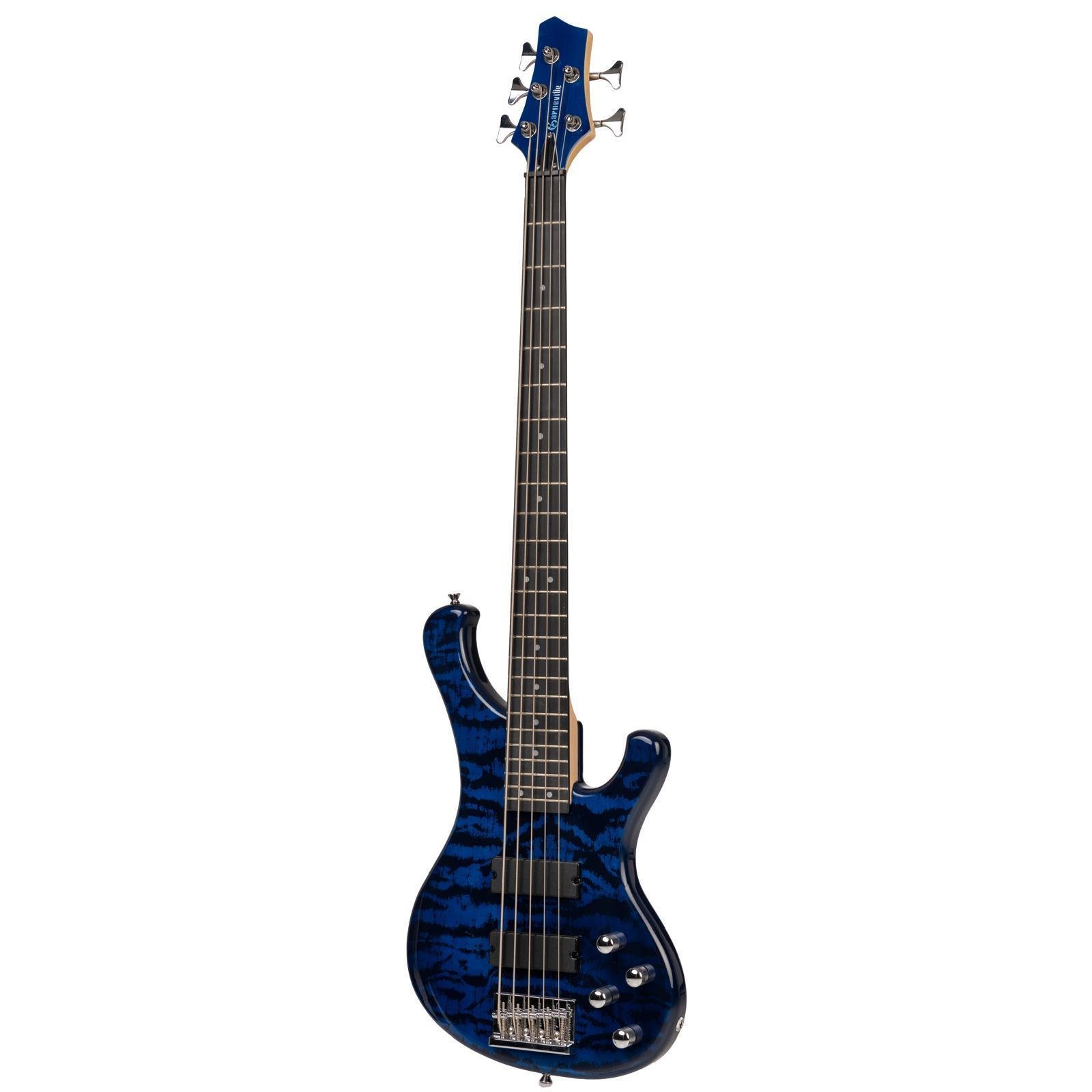 Zoppran Carneville Black Diamond Series BBD5M Mat 5 Telli Bas Gitar