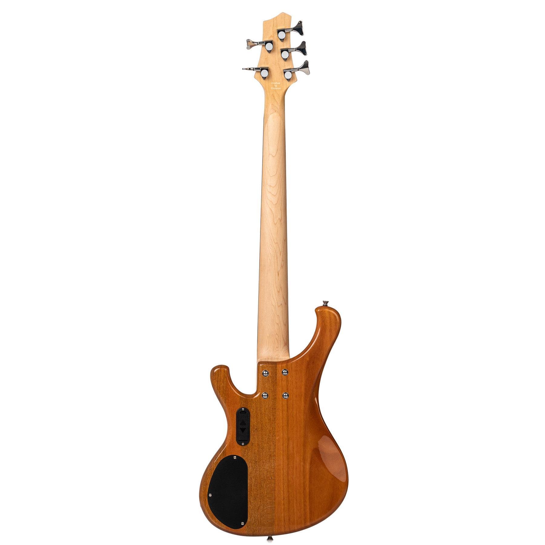 Zoppran Carneville Black Diamond Series BBD5NAT Mat 5 Telli Bas Gitar