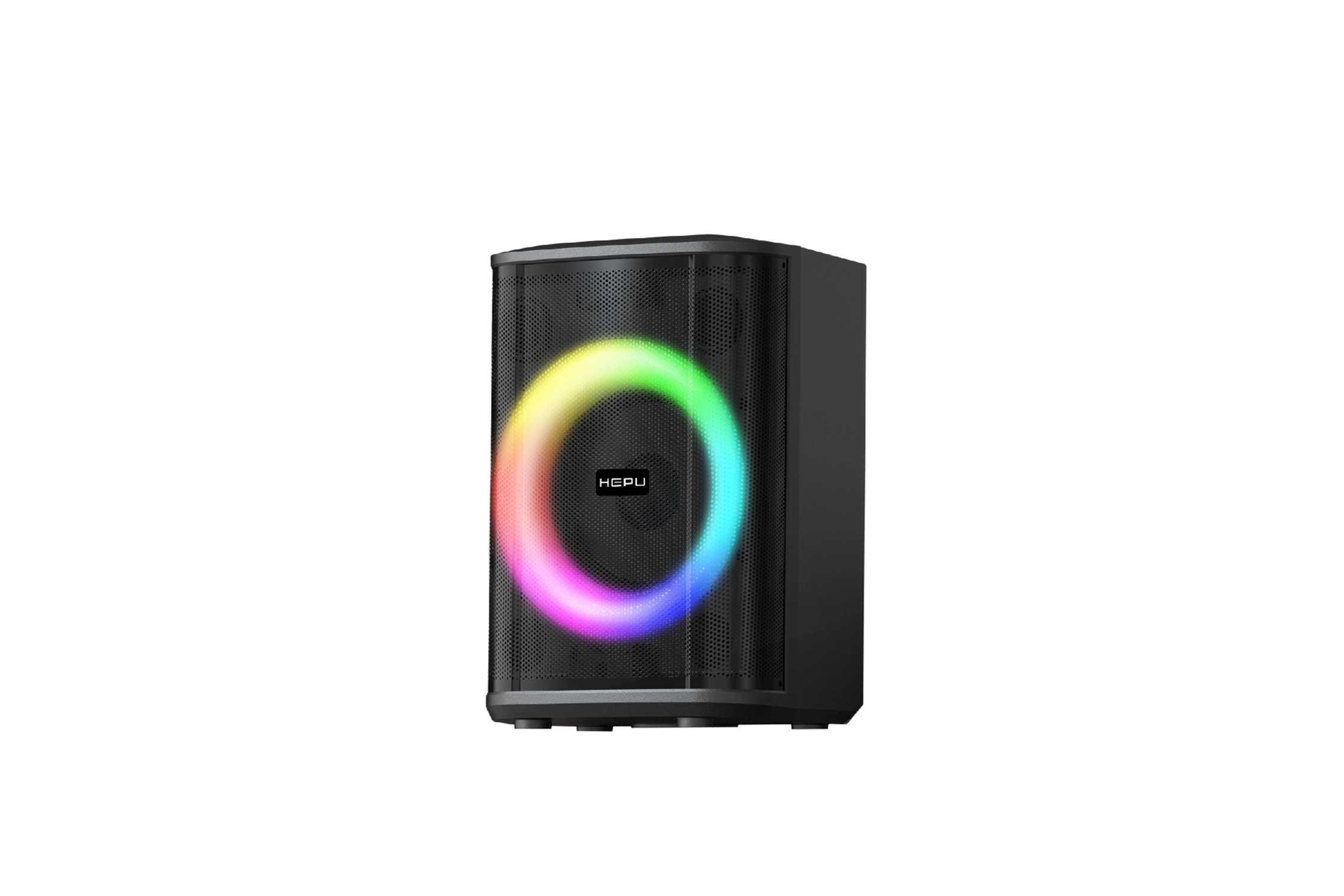 HEPU HP-979 Partybox Bluetooth Hoparlör – 8” Hoparlör, 40W Güç, RGB Işık, TWS Destekli