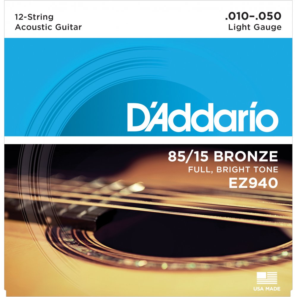 AKUSTİK GİTAR TEL SETİ, 12 TELLİ, 85/15 BRONZE, LI
