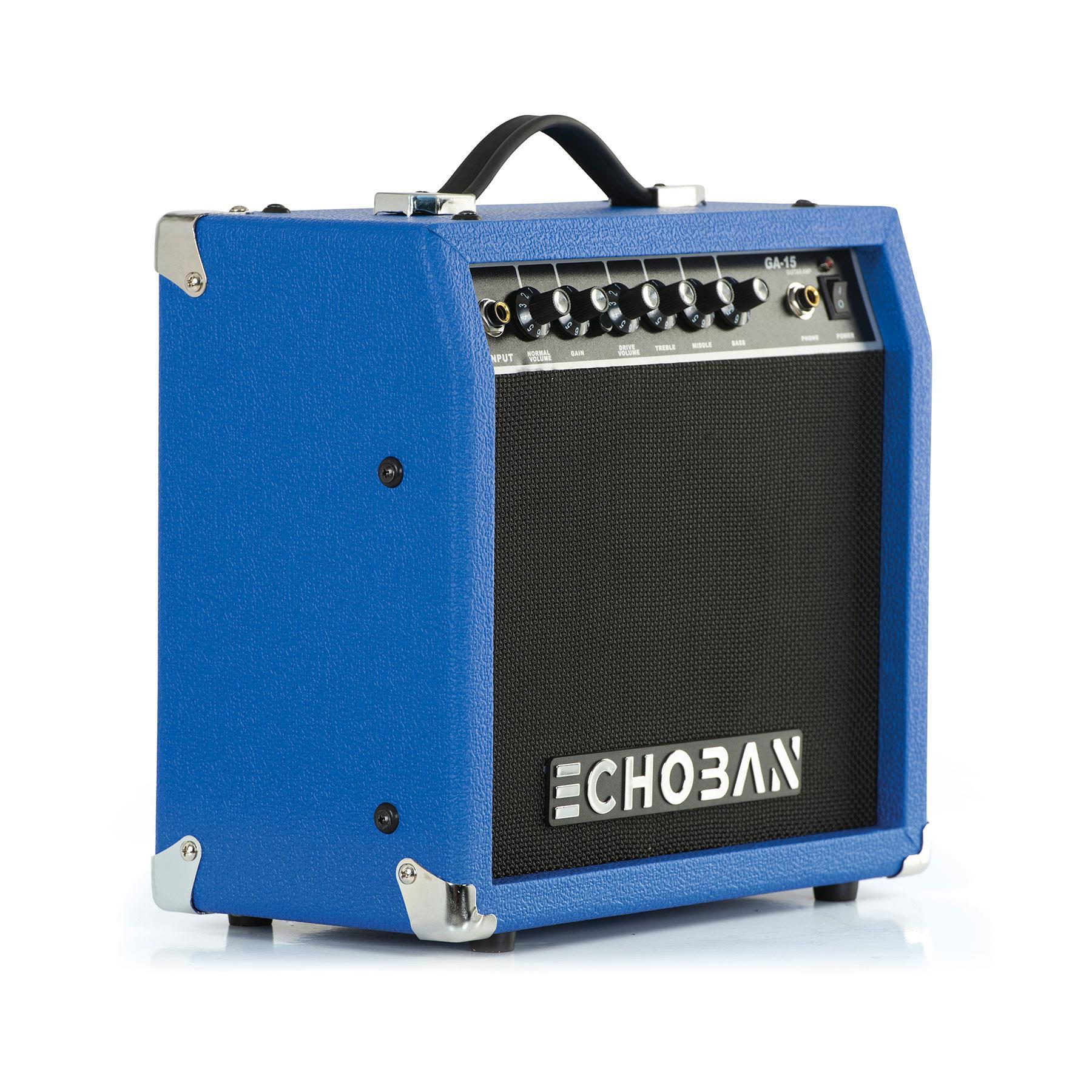 Echoban GA15 15 Watt Mavi Gitar Amfisi