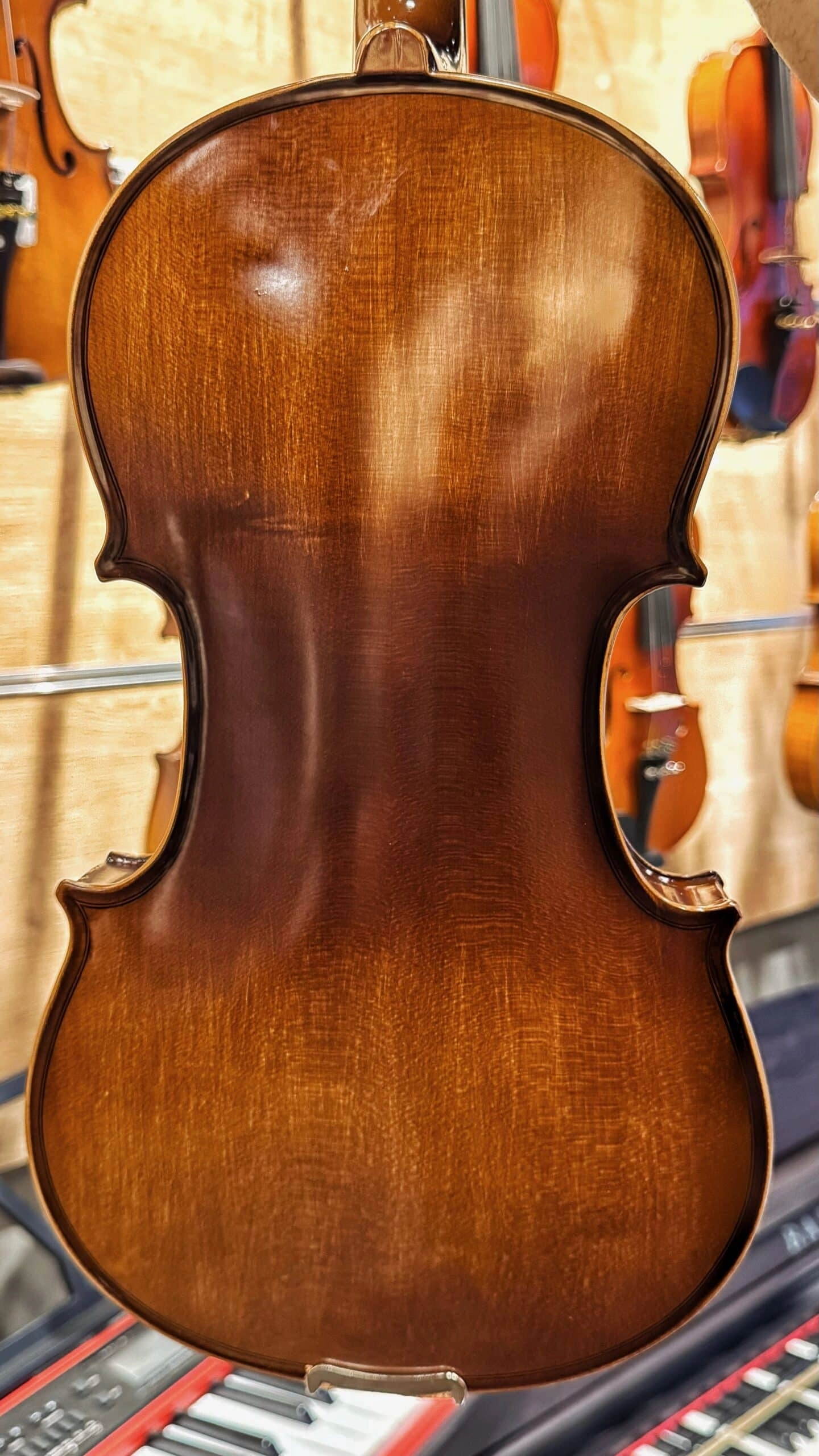 Vivaldi VL-904A 4/4 Abanoz Aksamlı Tam Boy Keman 