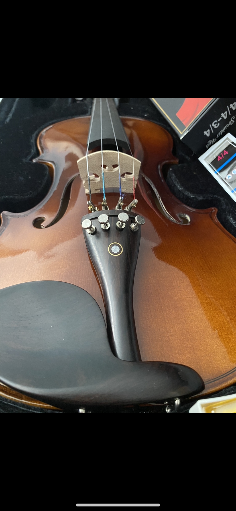 Vivaldi VL905s-4/4 Tam Boy Parlak Keman Seti