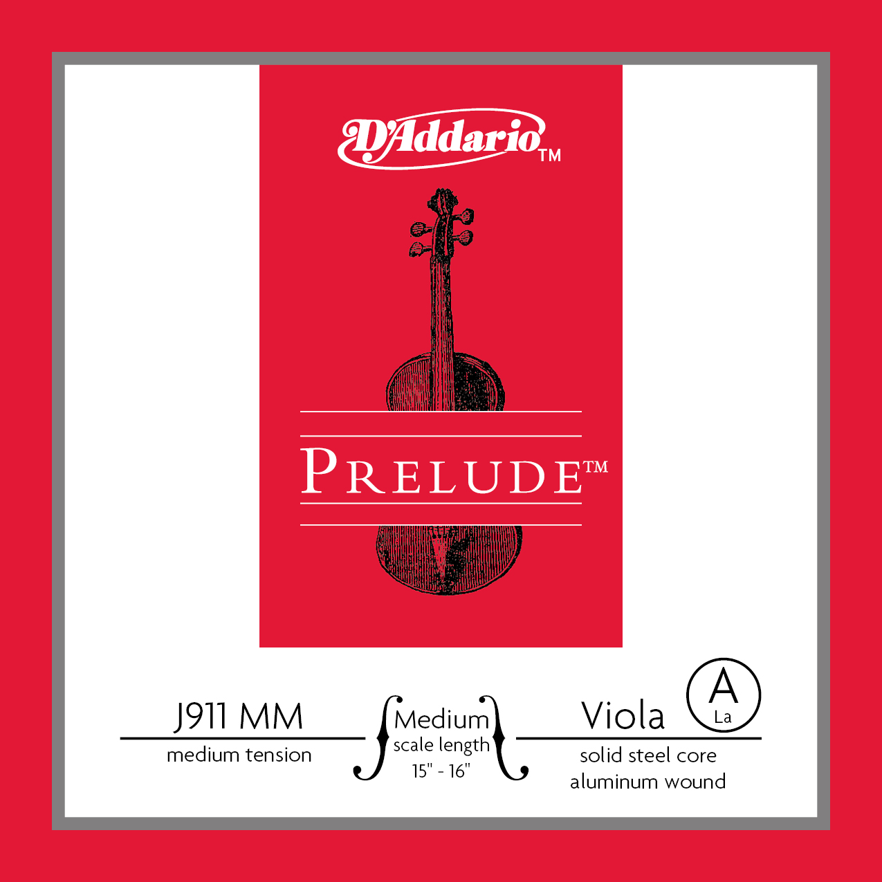 VIOLA TEK TEL, PRELUDE, MEDIUM SCALE (15’’-16’’), ME