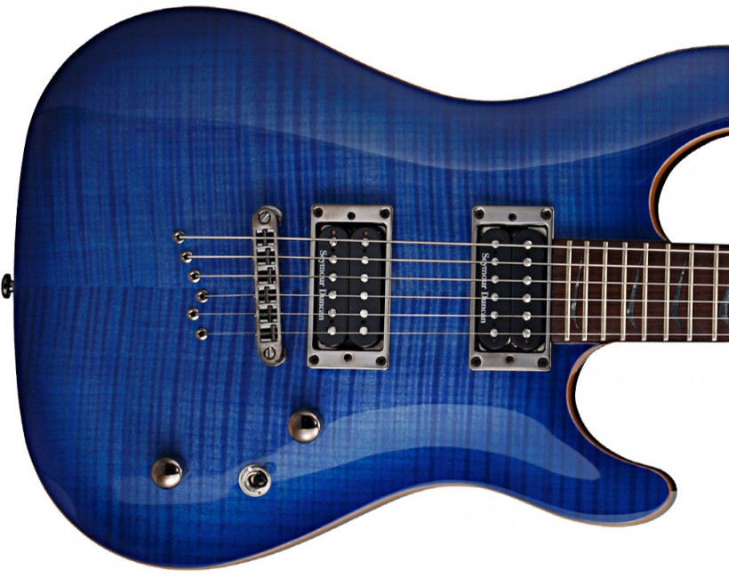 ELEKTRO GİTAR CUSTOM, MAVİ BURST, Seymour Duncan S