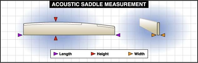 Tusq Acoustic Saddle Classical -Tall