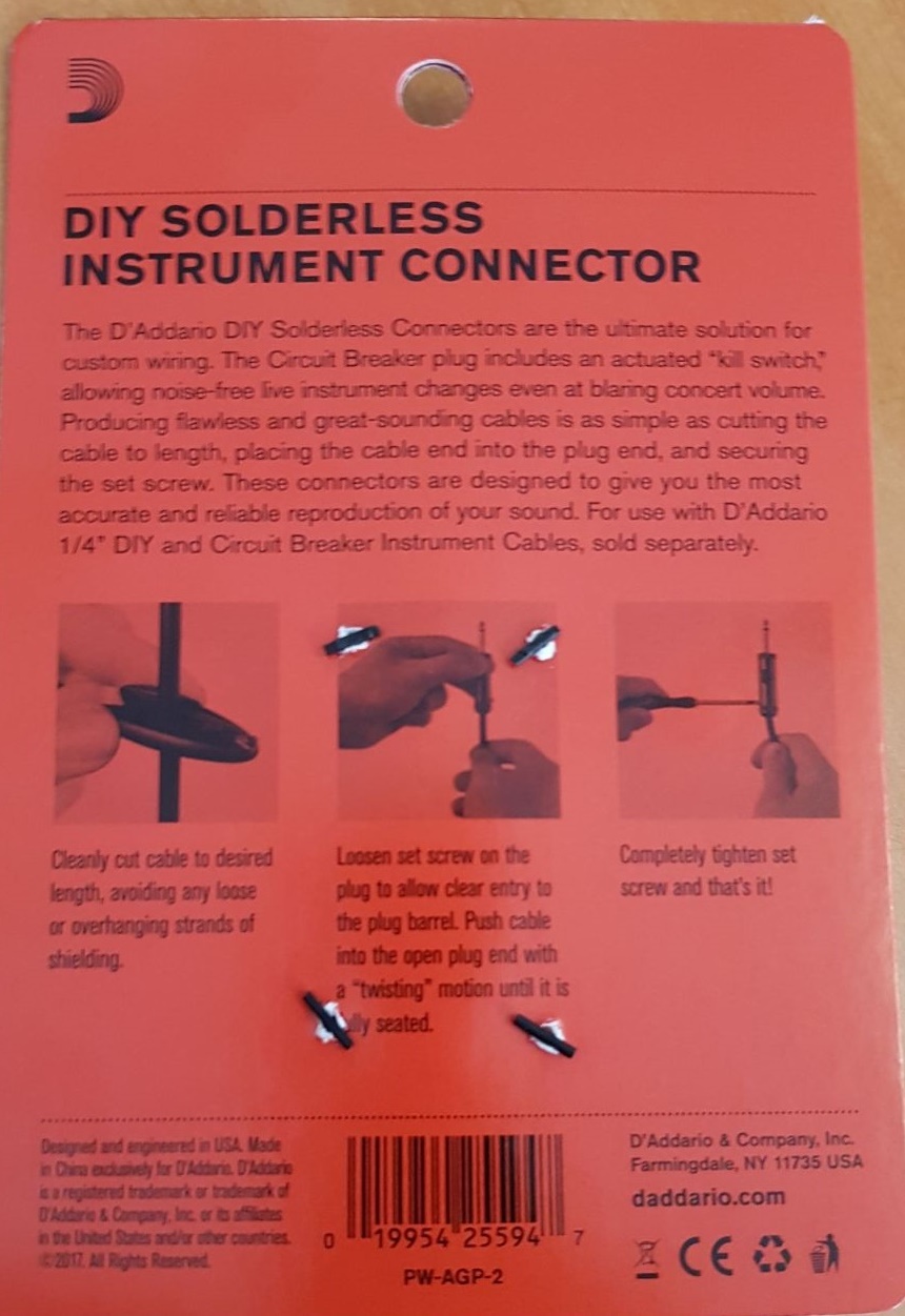 DIY 1/4’’ PLUG  STR LATCH SWITCH