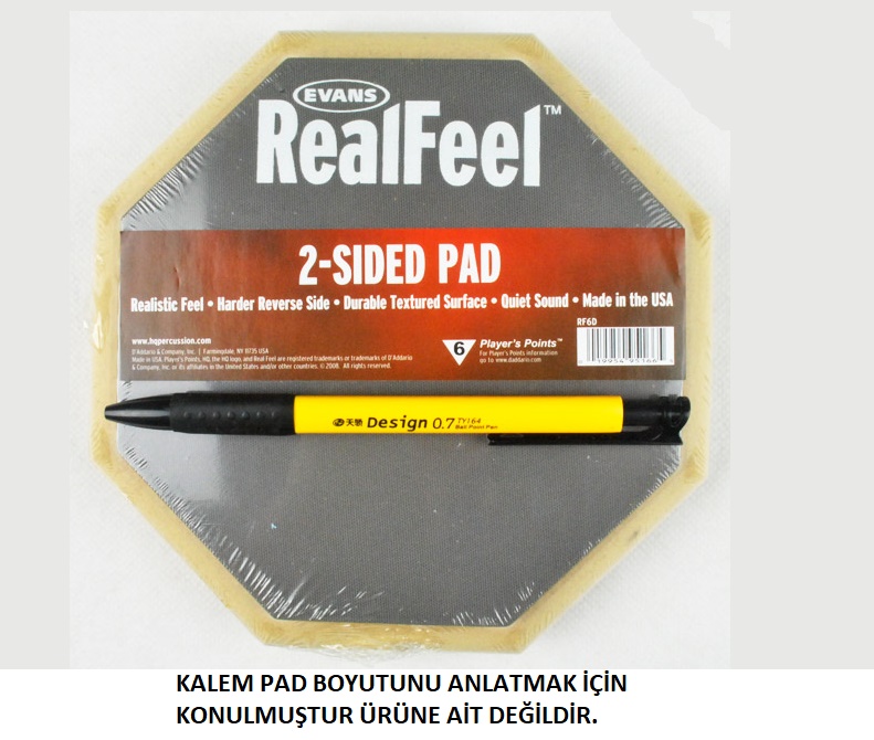 6 REAL FEEL ÇİFT TARAFLI ÇALIİMA PAD