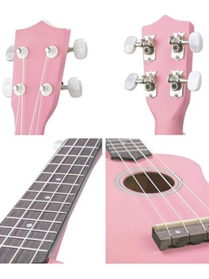 Puka UK21-PK Soprano Pembe Ukulele 