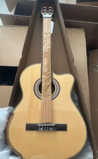 Banderas Real Serisi Kesik Kasa Elektro Klasik Gitar