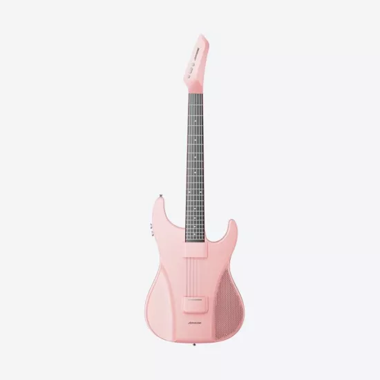 Aeroband Dijital Gitar Full Set Pembe