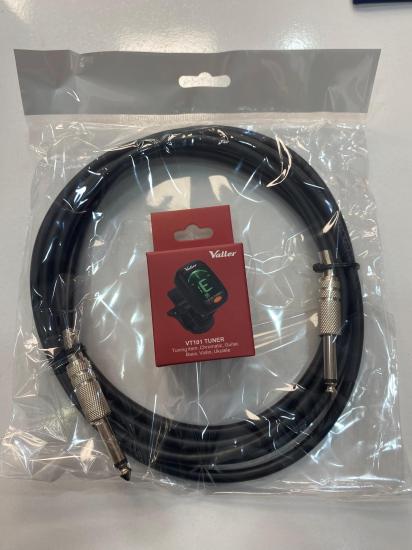 3 MT. Enstrüman Kablosu + Akort Aleti Seti 