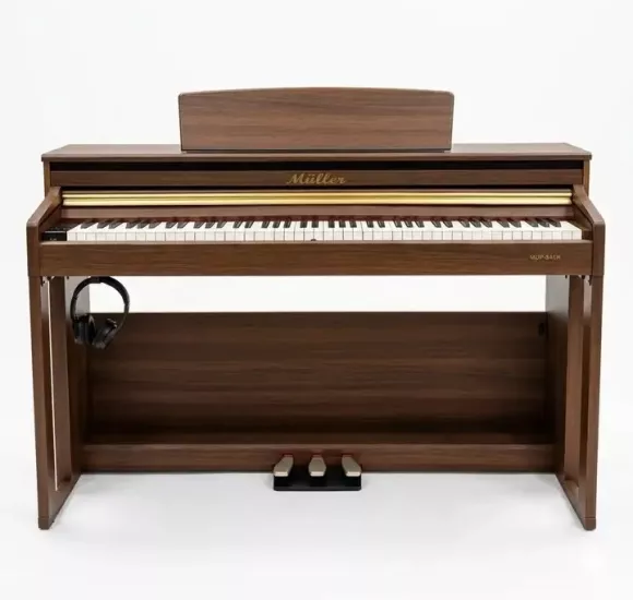 Müller MDP-845R Kahverengi Dijital Piyano ( Tabure & Kulaklık Hediyeli )