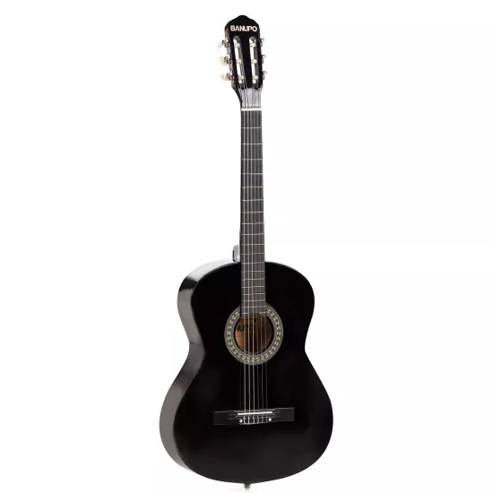 Banupo MG1BK Siyah Klasik Gitar Seti ( Full Set )