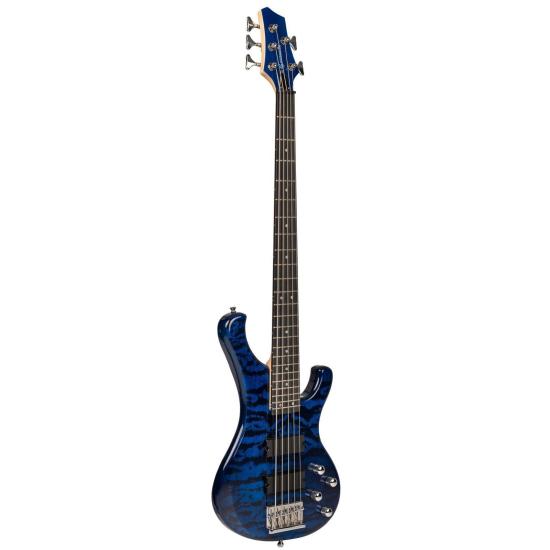 Zoppran Carneville Black Diamond Series BBD5M Mat 5 Telli Bas Gitar