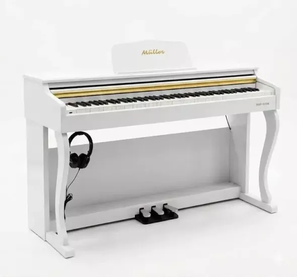 Müller MDP-825WH Beyaz Dijital Piyano Tabure & Kulaklık Hediyeli
