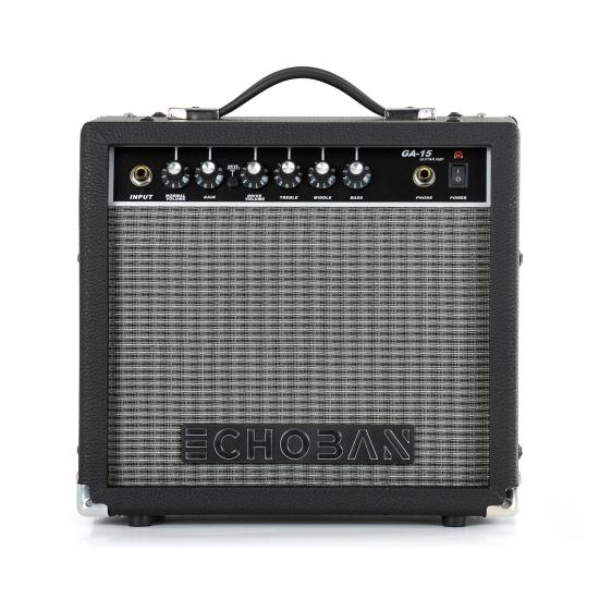 Echoban GA15 15 Watt Siyah Gitar Amfisi