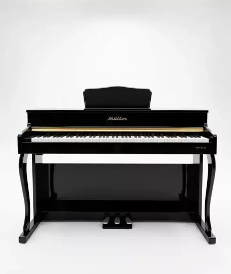 Müller MDP-835BK Parlak Siyah Dijital Piyano ( Tabure & Kulaklık Hediyeli )