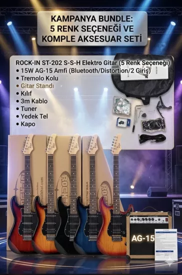 Elektro Gitar Full Set Her Şey Dahil 