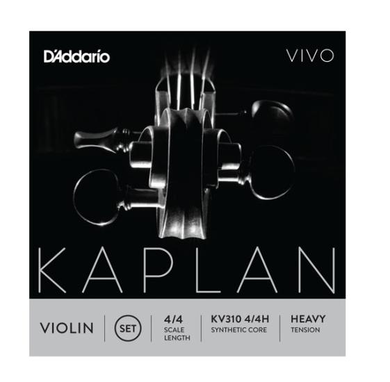 KEMAN TEL SETİ, KAPLAN VIVO, 4/4 SCALE, HEAVY TENS