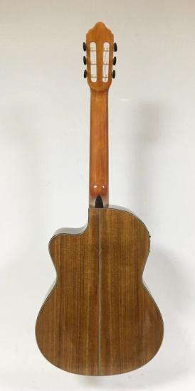 ELEKTRO KLASİK GİTAR, CUTAWAY, 4/4, KAHVE SUNBURST
