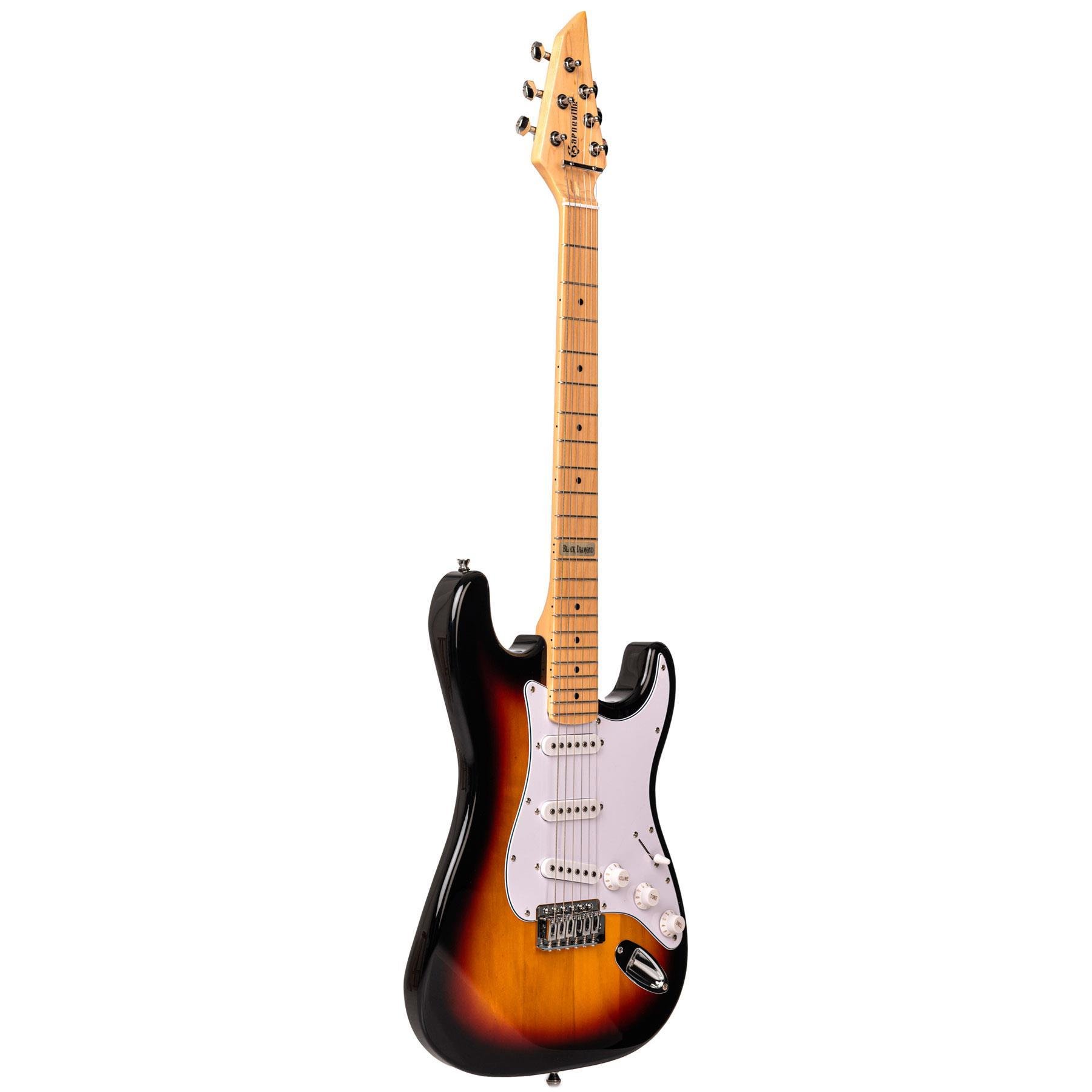 Zoppran Carneville ZX4SB Sunburst Elektro Gitar